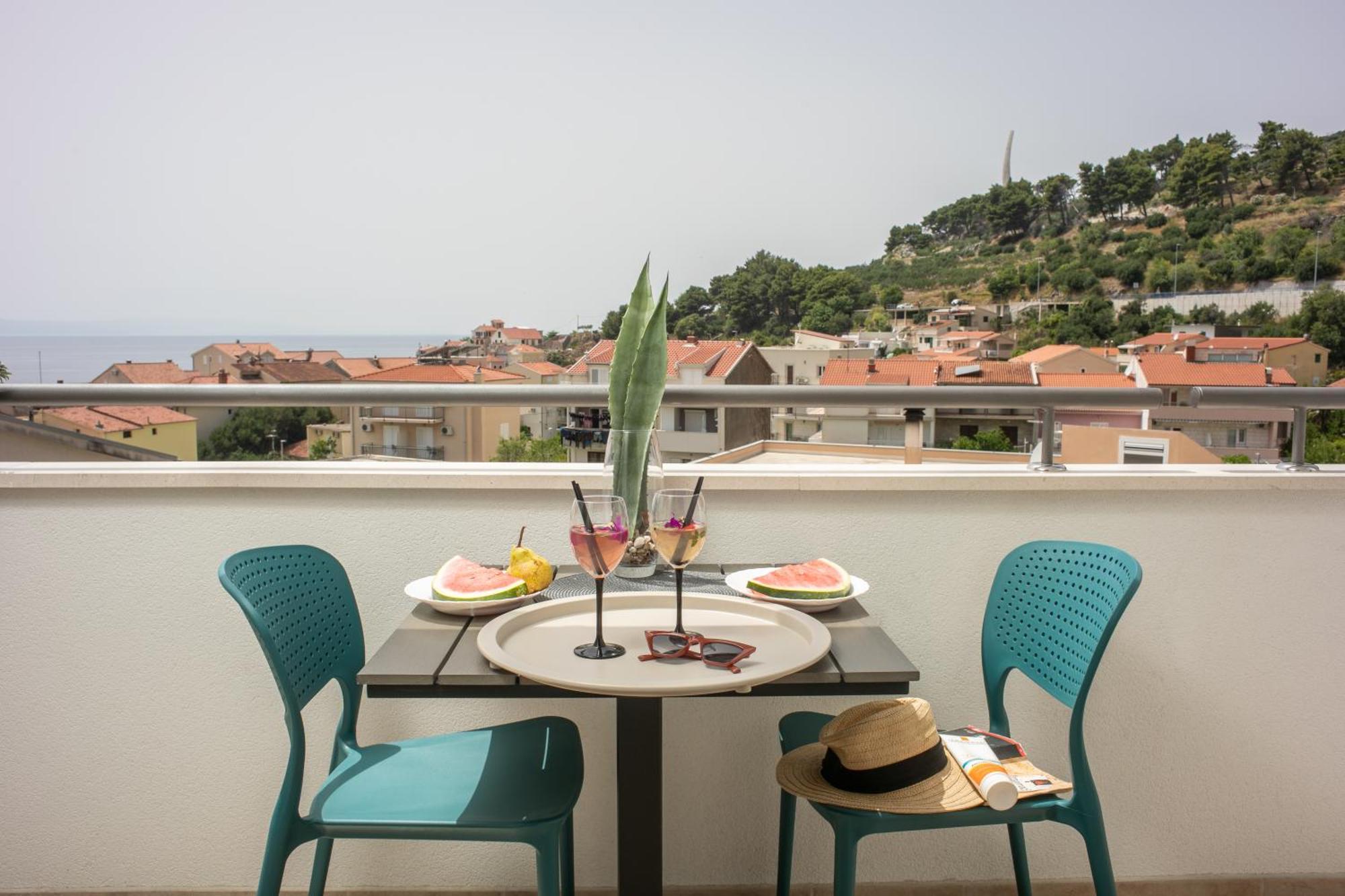 Sea View Ela Apartments Podgora Kamer foto