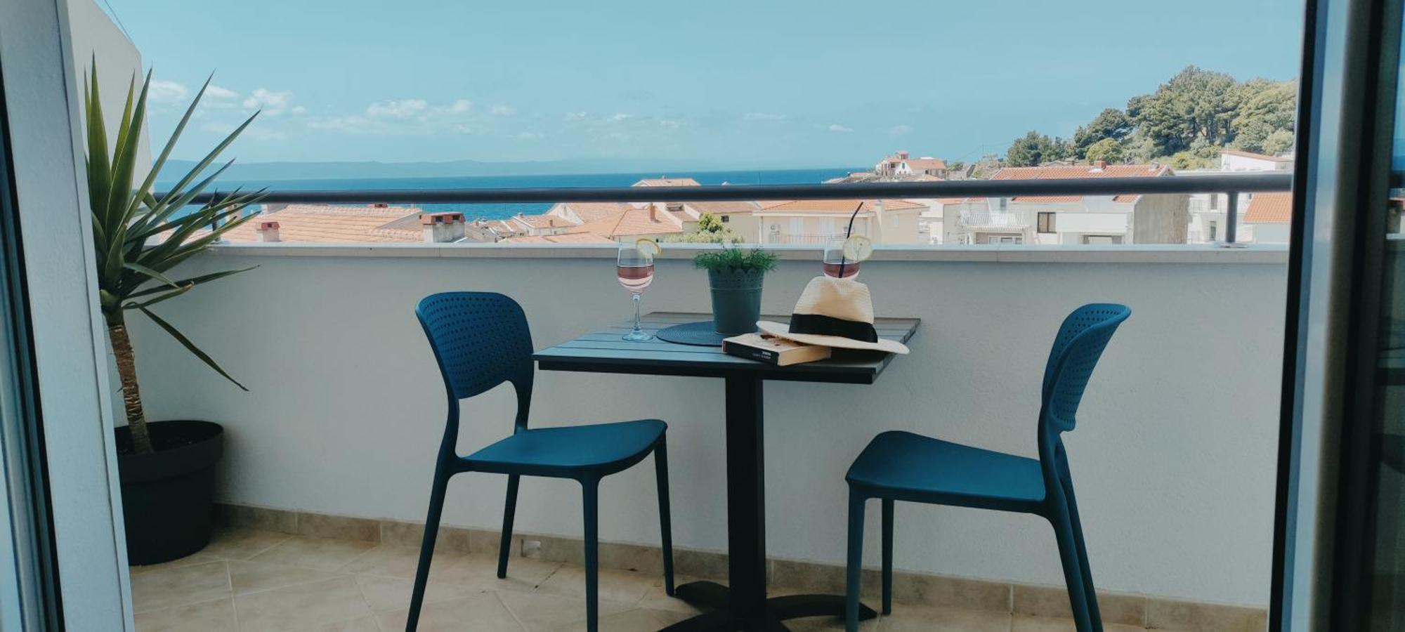 Sea View Ela Apartments Podgora Kamer foto