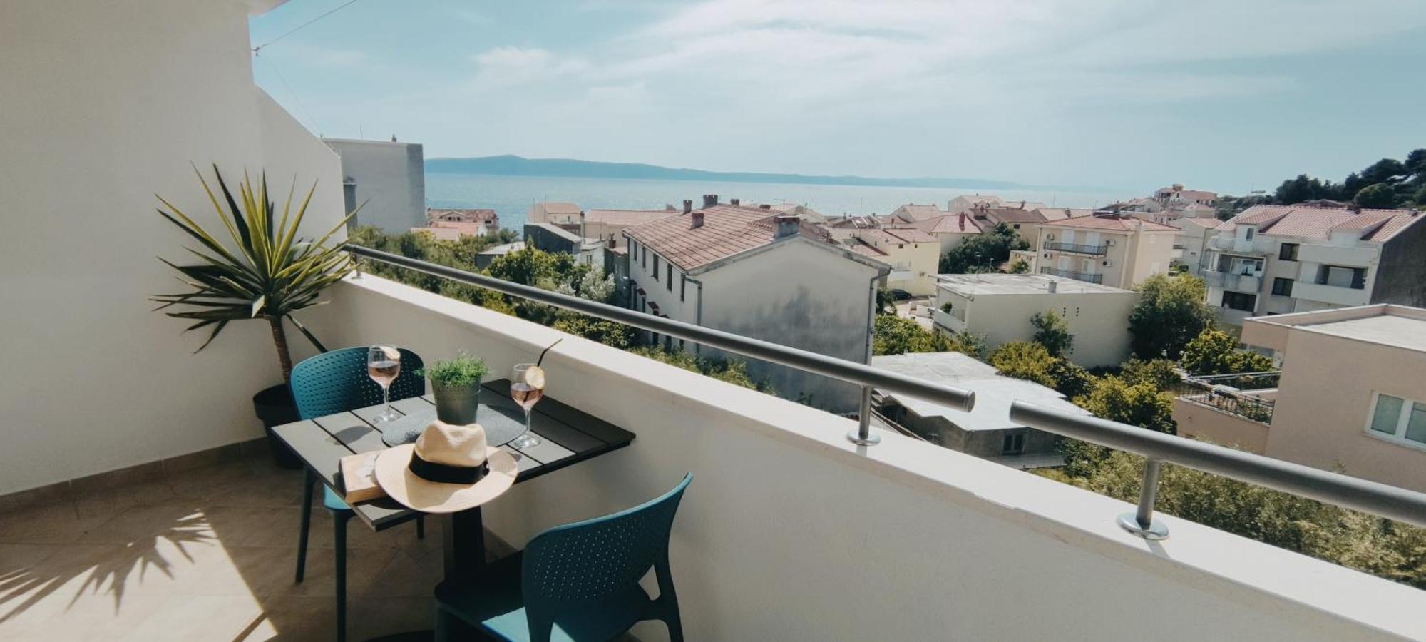 Sea View Ela Apartments Podgora Buitenkant foto